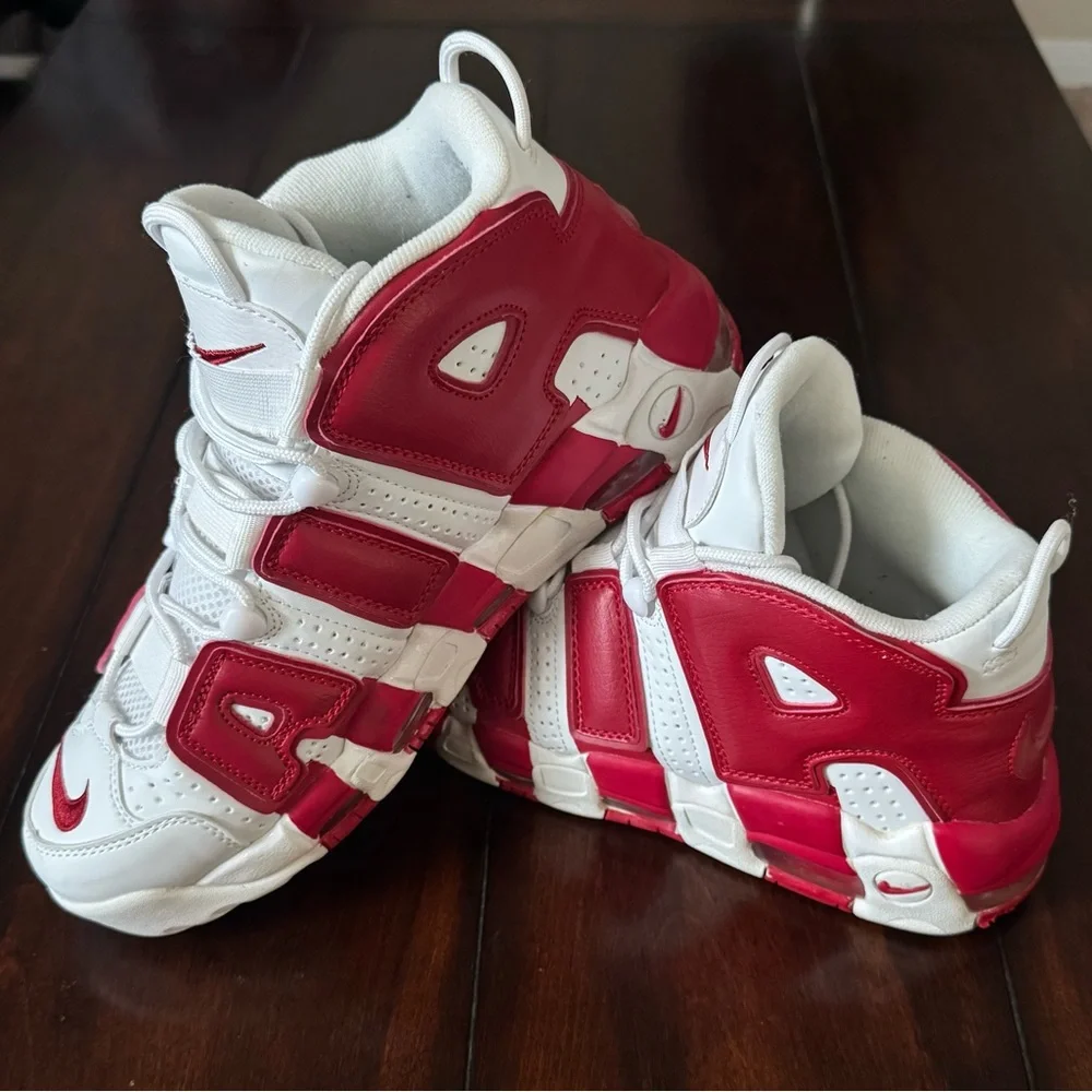 Nike Air More Uptempo Menβs 10 Varsity Red - Picture 1 of 11